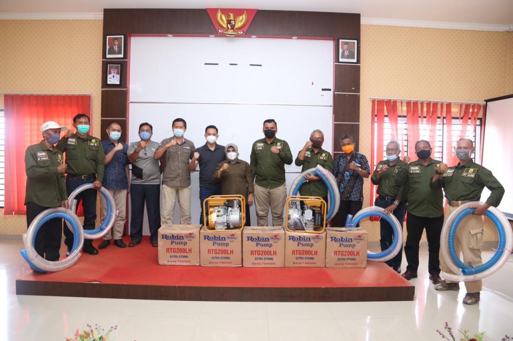 Beri Bantuan Mesin Pompa Air, Rahma: Tahap Awal Antisipasi, Semoga Bermanfaat