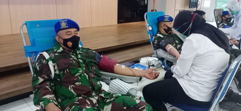 Setetes Darah Sangat Bermanfaat, Lantamal IV Tanjungpinang Gelar Donor Darah