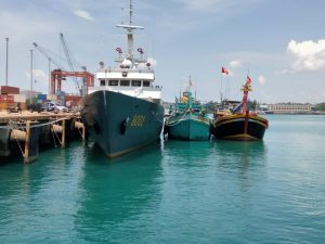 Polri Berhasil Tangkap Dua Unit Kapal Asing Berbendera Vietnam Di Perairan Natuna