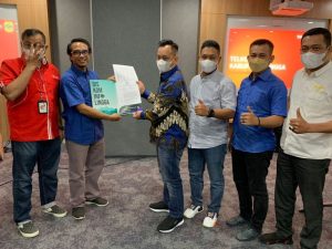 Minimnya Jaringan Internet di Beberapa Lokasi, Pemkab Lingga Temui Telkomsel