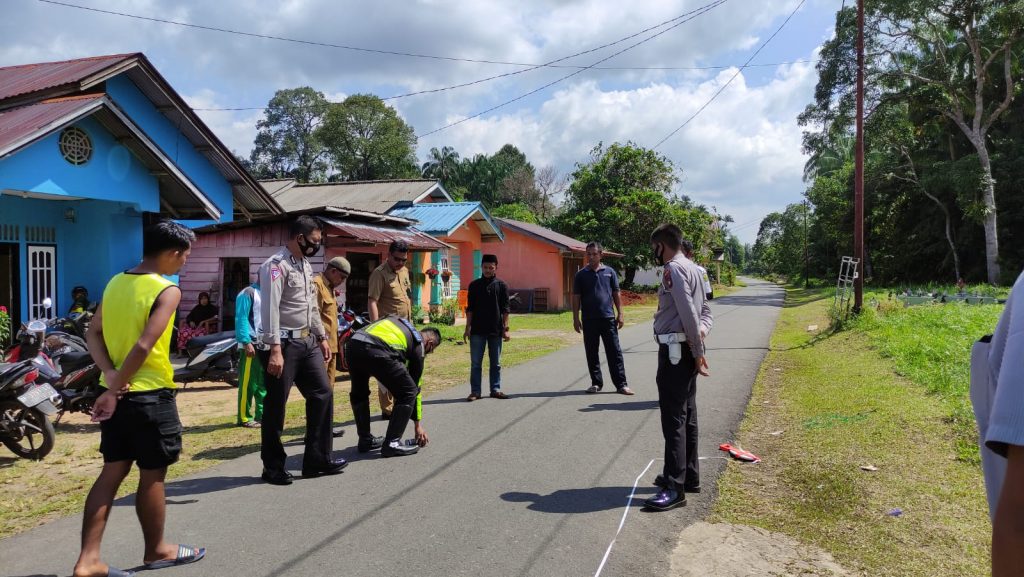 Dari Olah TKP Terungkap  Balita 2 Tahun Lebih Terlempar Belasan Meter