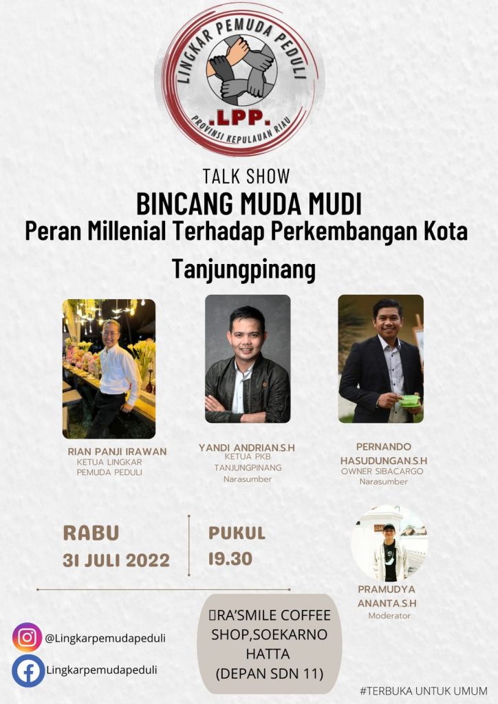 Terbuka Untuk Umum, LPP Tanjungpinang Bakal Gelar Seminar Untuk Para Milenial