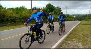 Sambut HUT TNI AL, MSCC Laksanakan Gowes Sepanjang 77 Kilometer