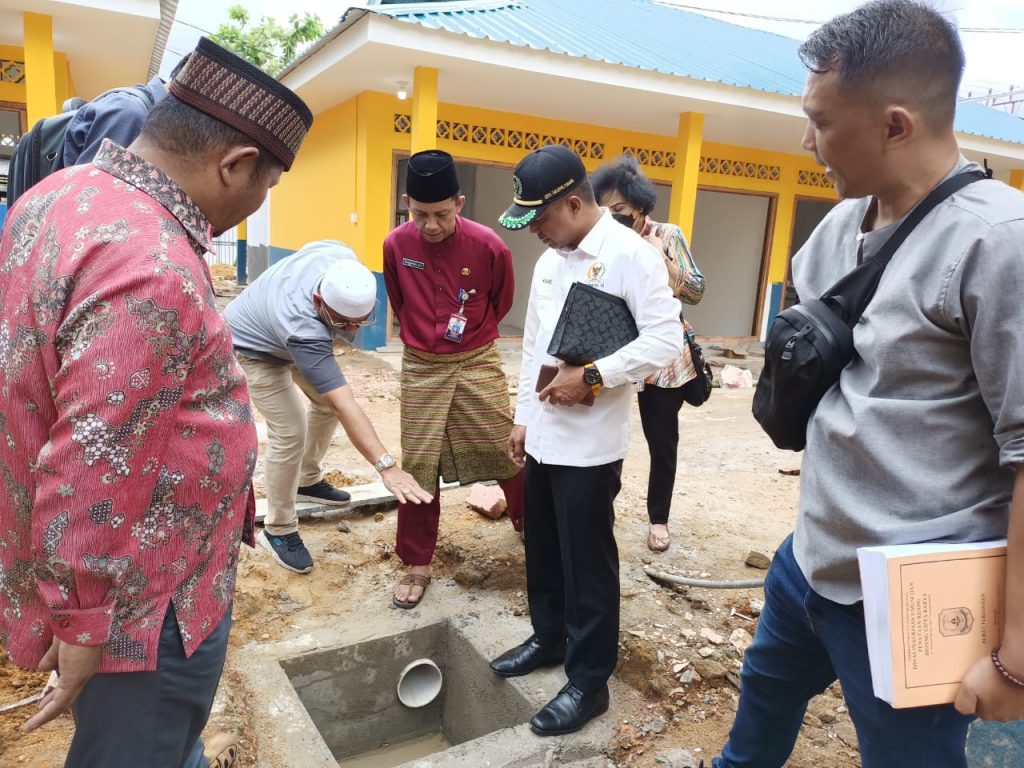 Komisi III DPRD Tanjungpinang Sidak Pembangunan Pasar Relokasi