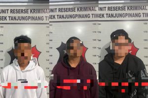 Tim Jatanras Polres Tanjungpinang Berhasil Tangkap Tiga Orang Pelaku Pencurian Warung