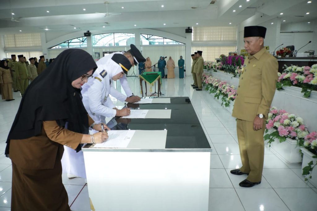 Bupati Asahan Lantik Pejabat PTP, Administrator, dan Pengawas