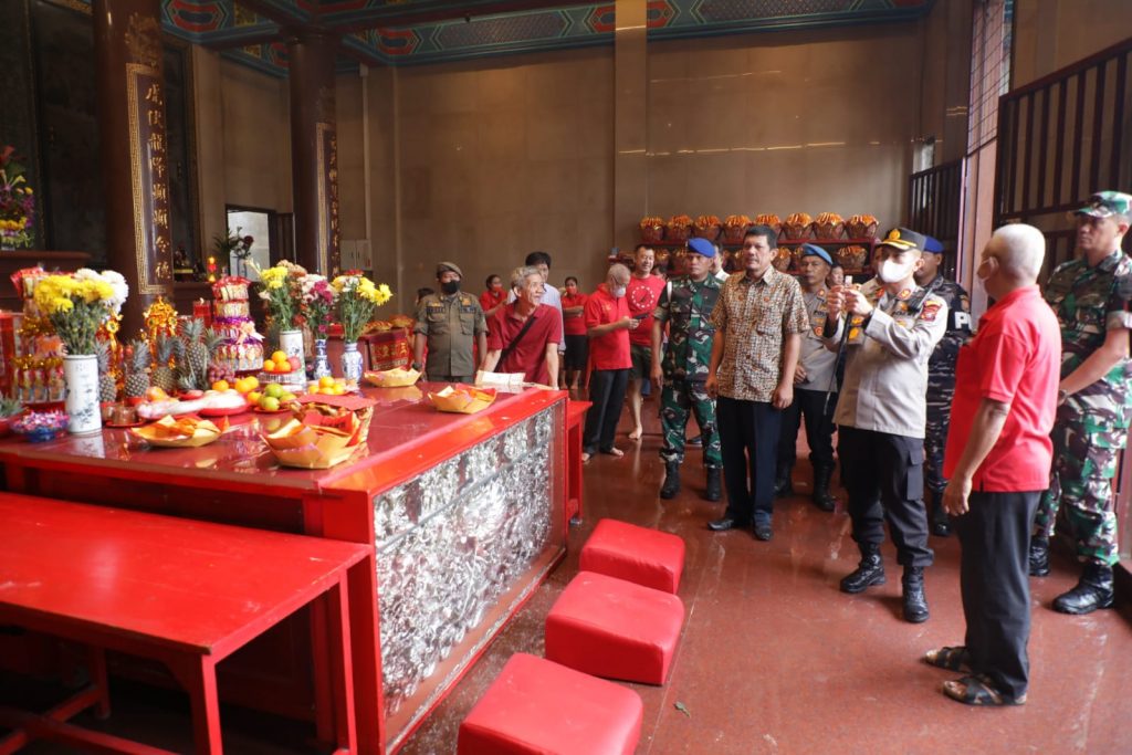 Jelang Imlek, Forkopimda Asahan Tinjau Beberapa Vihara Di Kota Kisaran