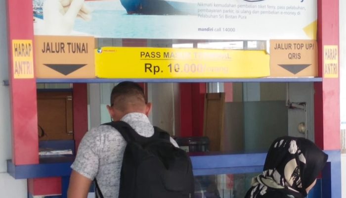 Pelindo Pusat Instruksikan Tunda Penyesuaian Tarif Pass Pelabuhan Sri Bintan Pura