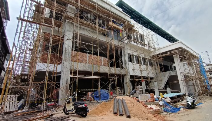 Progres Rehabilitasi Pasar Baru Tanjungpinang Sudah 63 Persen