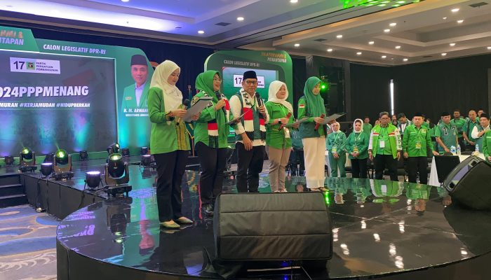 Hadiri Kegiatan Silahturahmi dan Pemantapan Caleg DPR RI, Nisa Bacakan Ikrar Kemenangan Pemilu 2024 PPP