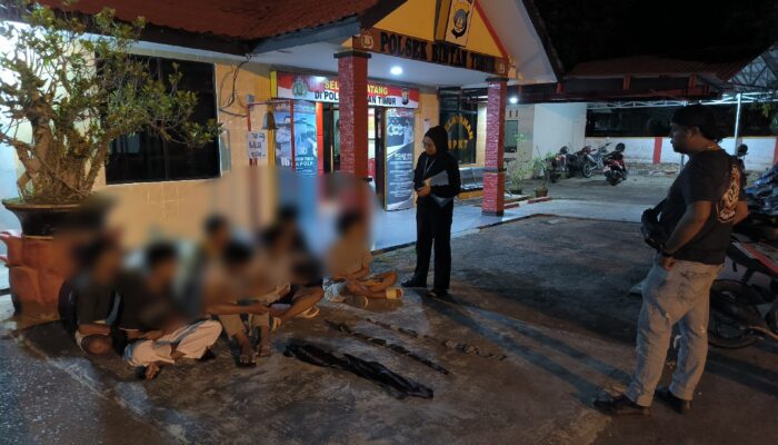 Polsek Bintan Timur, Polres Bintan Amankan Remaja yang Akan Lakukan Perang Sarung