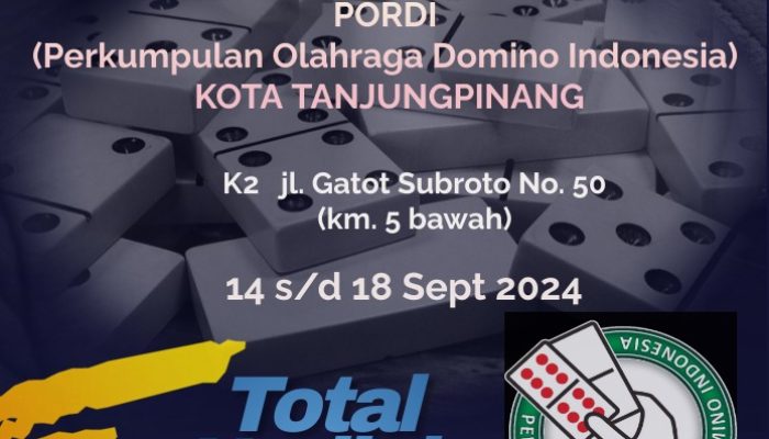 Pordi Tanjungpinang Masih Buka Pendaftaran, Hadiah Puluhan Juta Rupiah Menanti!